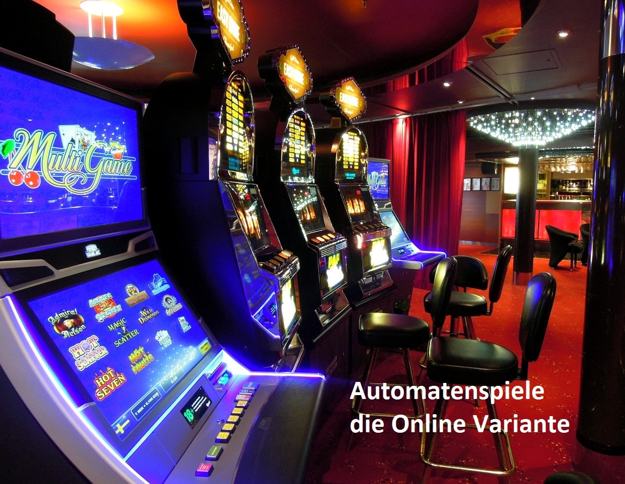 Automatenspiele – die Online Variante