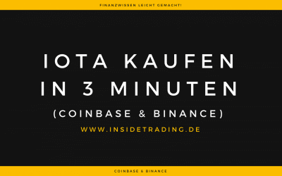 Wie kaufe ich IOTAs? | UpDate! | Coinbase & Binance 