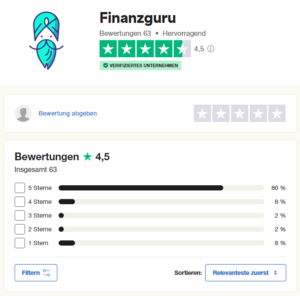 finanzguru erfahrungen trustpilot